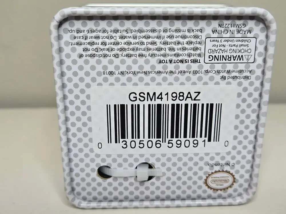 Super Mario LCD Digital Watch NIP Hour Minute